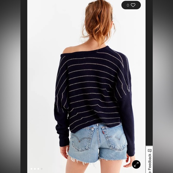 Urban Outfitters blue Striped Sweater - Picture 4 of 5